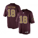 Youth Nike Washington Redskins #18 Josh Doctson Limited Burgundy Red Gold Number Alternate 80TH Anniversary NFL Jersey