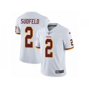 Youth Nike Washington Redskins #2 Nate Sudfeld Vapor Untouchable Limited White NFL Jersey