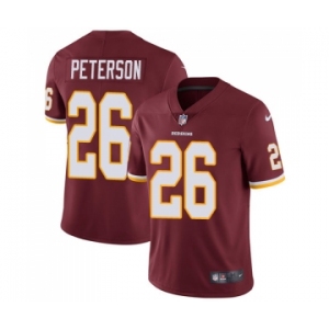 Youth Nike Washington Redskins #26 Adrian Peterson Burgundy Red Team Color Vapor Untouchable Elite Player NFL Jersey