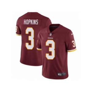 Youth Nike Washington Redskins #3 Dustin Hopkins Vapor Untouchable Limited Burgundy Red Team Color NFL Jersey