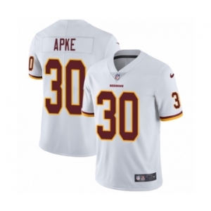 Youth Nike Washington Redskins #30 Troy Apke White Vapor Untouchable Elite Player NFL Jersey