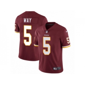 Youth Nike Washington Redskins #5 Tress Way Vapor Untouchable Limited Burgundy Red Team Color NFL Jersey