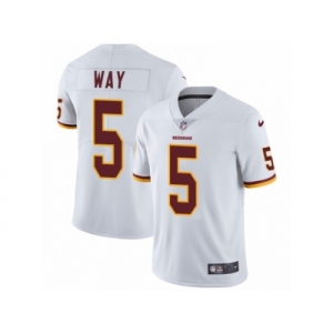 Youth Nike Washington Redskins #5 Tress Way Vapor Untouchable Limited White NFL Jersey