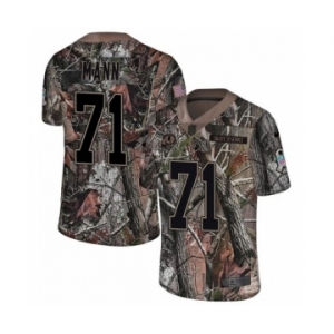 Youth Nike Washington Redskins #71 Charles Mann Limited Camo Rush Realtree NFL Jersey