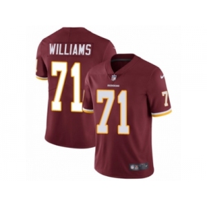 Youth Nike Washington Redskins #71 Trent Williams Vapor Untouchable Limited Burgundy Red Team Color NFL Jersey