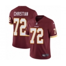 Youth Nike Washington Redskins #72 Geron Christian Burgundy Red Team Color Vapor Untouchable Elite Player NFL Jersey