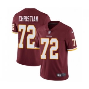 Youth Nike Washington Redskins #72 Geron Christian Burgundy Red Team Color Vapor Untouchable Elite Player NFL Jersey