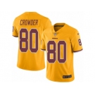 Youth Nike Washington Redskins #80 Jamison Crowder Limited Gold Rush Vapor Untouchable NFL Jersey