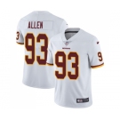 Youth Nike Washington Redskins #93 Jonathan Allen White Vapor Untouchable Limited Player NFL Jersey