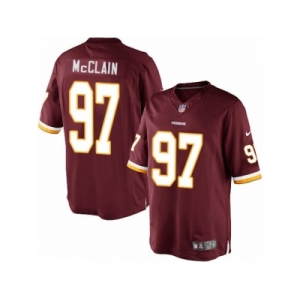 Youth Nike Washington Redskins #97 Terrell McClain Limited Burgundy Red Team Color NFL Jersey