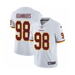 Youth Nike Washington Redskins #98 Matt Ioannidis White Vapor Untouchable Limited Player NFL Jersey