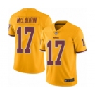 Youth Washington Redskins #17 Terry McLaurin Limited Gold Rush Vapor Untouchable Football Jersey