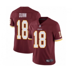 Youth Washington Redskins #18 Trey Quinn Burgundy Red Team Color Vapor Untouchable Limited Player Football Jersey