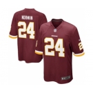 Youth Washington Redskins #24 Josh Norman Burgundy Game Jersey