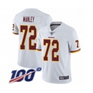 Youth Washington Redskins #72 Dexter Manley White Vapor Untouchable Limited Player 100th Season Football Jersey