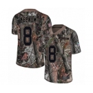 Youth Washington Redskins #8 Case Keenum Limited Camo Rush Realtree Football Jersey