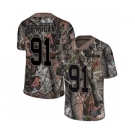 Youth Washington Redskins #91 Ryan Kerrigan Limited Camo Rush Realtree Football Jersey