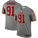 Youth Washington Redskins #91 Ryan Kerrigan Limited Gray Inverted Legend Football Jersey