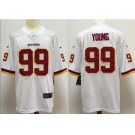 Youth Washington Redskins #99 Chase Young White Vapor Untouchable Limited Player Football Jersey