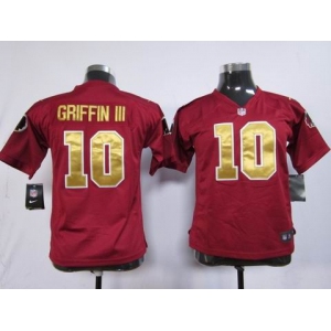 nike youth nfl jerseys washington redskins #10 griffiniii red(80 anniversary)