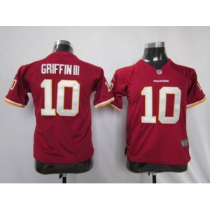 nike youth nfl jerseys washington redskins #10 griffiniii red[nike]