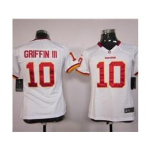 nike youth nfl jerseys washington redskins #10 griffiniii white[nike]
