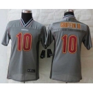 nike youth nfl jerseys washington redskins #10 robert griffin iii grey[nike vapor]