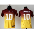 nike youth nfl jerseys washington redskins #10 robert griffin iii red-yellow[Elite drift fashion][second version]