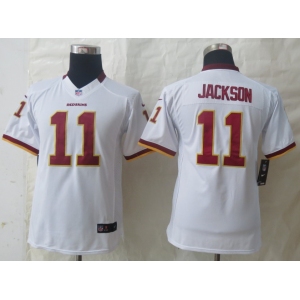 nike youth nfl jerseys washington redskins #11 jackson white[nike limited]