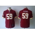 nike youth nfl jerseys washington redskins #59 fletcher red[nike]