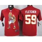 nike youth nfl jerseys washington redskins #59 fletcher red[portrait fashion]