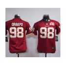 nike youth nfl jerseys washington redskins #98 orakpo red[80th red jerseys]