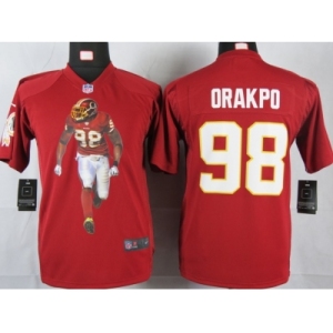 nike youth nfl jerseys washington redskins #98 orakpo red[portrait fashion]