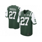 Men Nike New York Jets #27 Darryl Roberts Game Green Team Color NFL Jersey