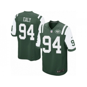 Men Nike New York Jets #94 Kony Ealy Game Green Team Color NFL Jersey
