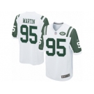 Men Nike New York Jets #95 Josh Martin Game White NFL Jersey