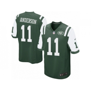 Men's Nike New York Jets #11 Robby Anderson Game Green Team Color NFL Jersey