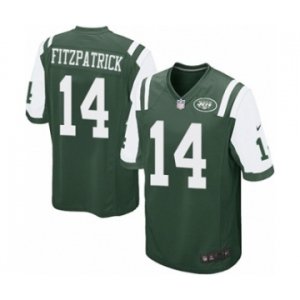Men's Nike New York Jets #14 Ryan Fitzpatrick Game Green Team Color NFL Jersey