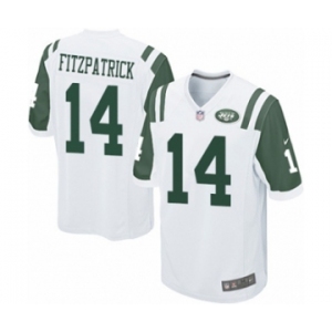 Men's Nike New York Jets #14 Ryan Fitzpatrick Game White NFL Jersey