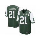 Men's Nike New York Jets #21 Morris Claiborne Game Green Team Color NFL Jersey