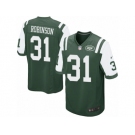 Men's Nike New York Jets #31 Khiry Robinson Game Green Team Color NFL Jersey