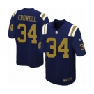 Men's Nike New York Jets #34 Isaiah Crowell Game Navy Blue Alternate NFL Jersey