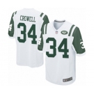 Men's Nike New York Jets #34 Isaiah Crowell Game White NFL Jersey