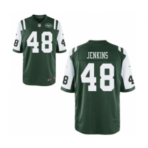 Men's Nike New York Jets #48 Jordan Jenkins Game Green Team Color NFL Jersey