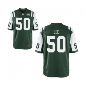 Men's Nike New York Jets #50 Darron Lee Game Green Team Color NFL Jersey