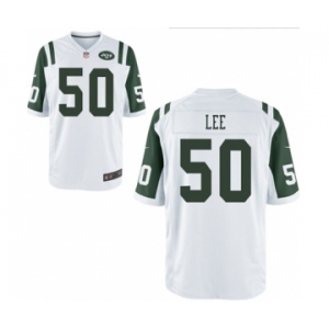 Men's Nike New York Jets #50 Darron Lee Game White NFL Jersey