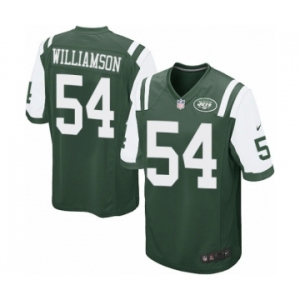 Men's Nike New York Jets #54 Avery Williamson Game Green Team Color NFL Jersey
