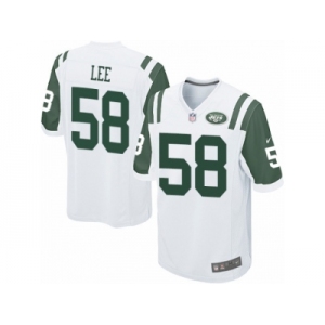 Men's Nike New York Jets #58 Darron Lee Game White NFL Jersey
