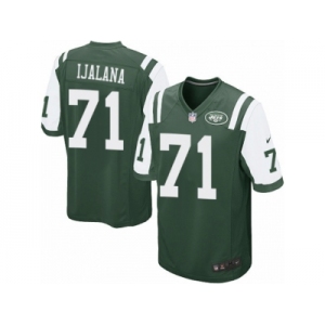 Men's Nike New York Jets #71 Ben Ijalana Game Green Team Color NFL Jersey