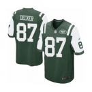 Men's Nike New York Jets #87 Eric Decker Game Green Team Color NFL Jersey